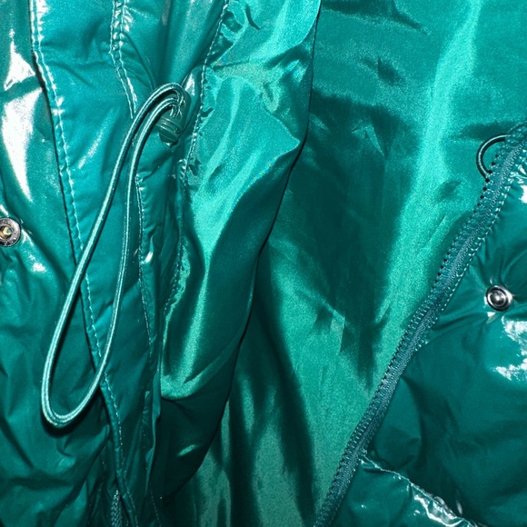 a new day Shiny Emerald Puffer Coat - Picture 5 of 6